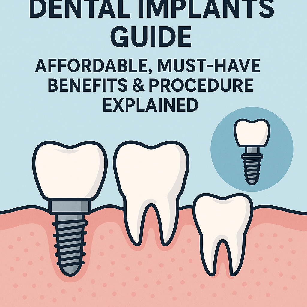 Illustration of Dental Implants Guide: Affordable, Must-Have Benefits & Procedure Explained
