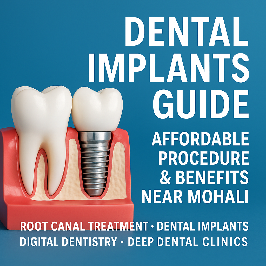Dental Implants Guide: Affordable Procedure & Benefits Near Mohali